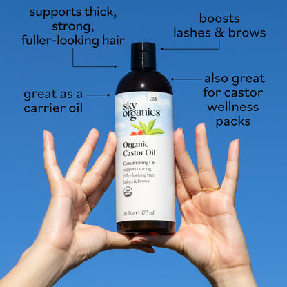 Sky Organics Castor Oil (2x16oz) USDA Organic Cold-Pressed Unrefined100% Pure Sky OrganicsBuy Supplements Australia