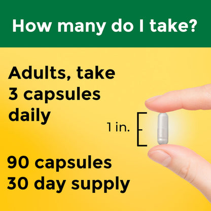 Nature Made High Absorption Magnesium Glycinate 300mg per 3 Capsules, Magnesium Supplement for Muscle, Heart, Nerve and Bone Support, 90 Magnesium Bisglycinate Capsules, 30 Day Supply Nature MadeBuy Supplements Australia