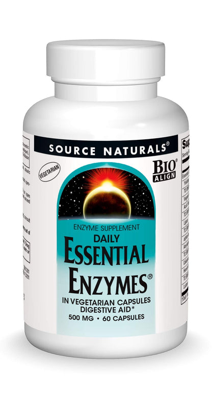 Source Naturals Essential Enzymes 500mg Bio-Aligned Multiple Enzyme Source NaturalsBuy Supplements Australia