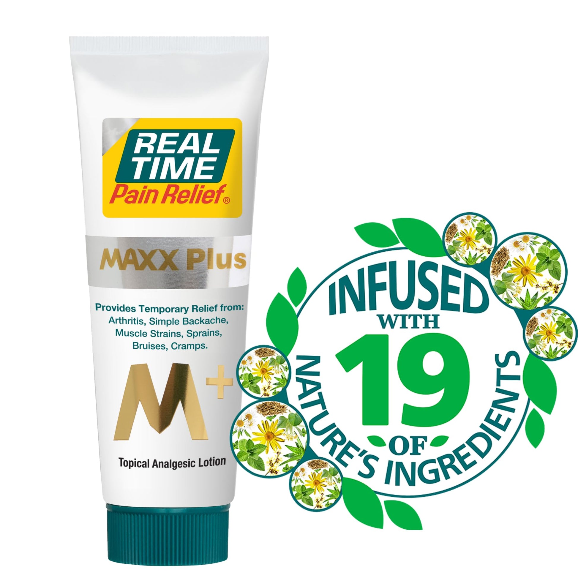 Real Time Pain Relief MAXX Plus - 5oz Tube | Intensive Formula with 19 Natural Ingredients Including Hemp Oil | Fast-Acting Relief for Muscle Pain, Arthritis, Backaches, and More Real Time Pain ReliefBuy Supplements Australia