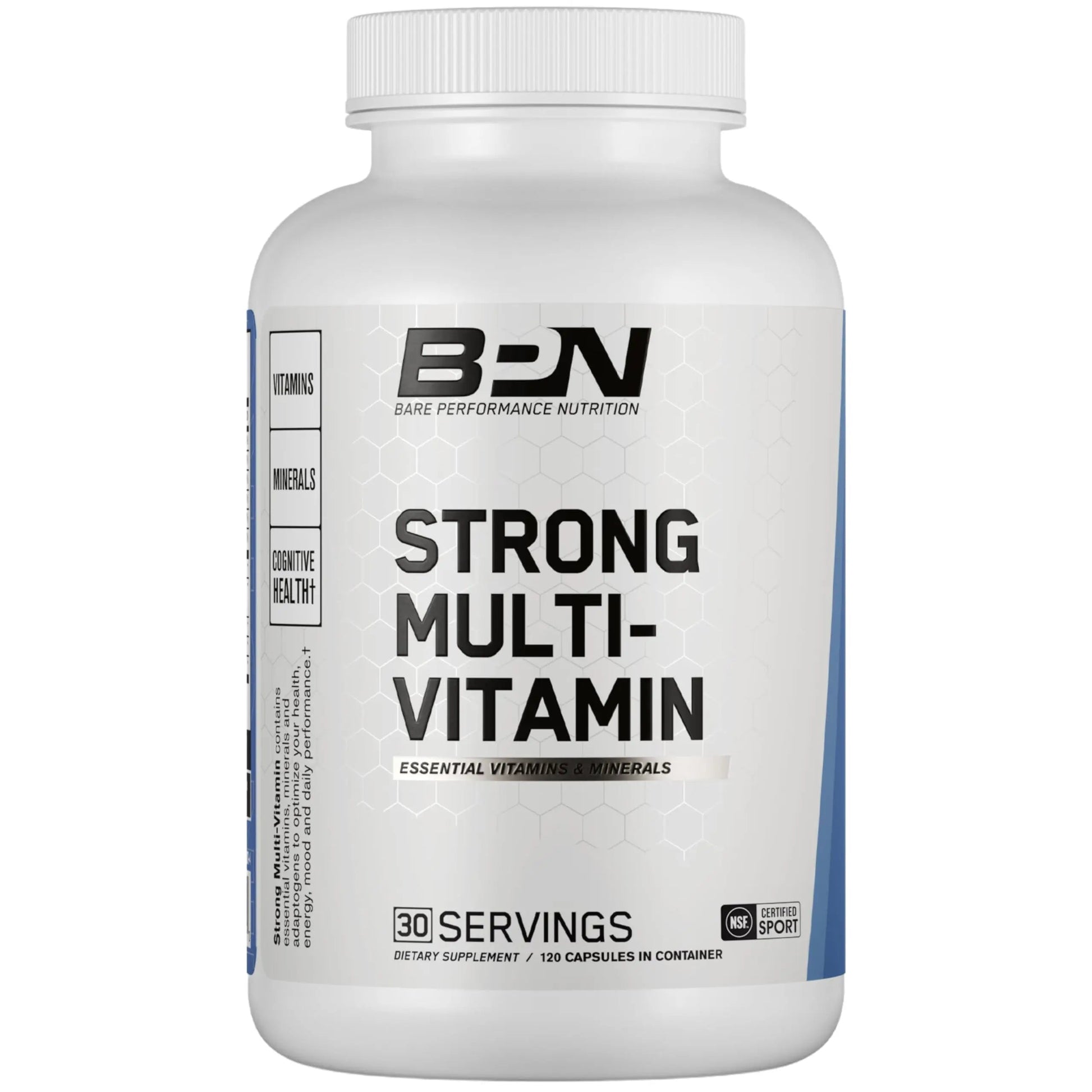 BARE PERFORMANCE NUTRITION BPN Strong Multi-Vitamin 30 Day Supply + Recover Post-Workout Muscle Recovery Drink Mix BARE PERFORMANCE NUTRITION