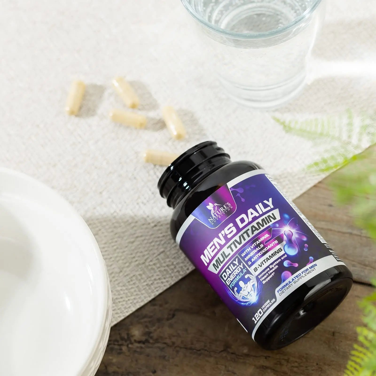 Multivitamin for Men - Advanced Supplement with Full-Spectrum Formula, Essential Vitamins A, C, D, E, & Zinc - High Potency B Vitamins Multi Nature's NutritionBuy Supplements Australia