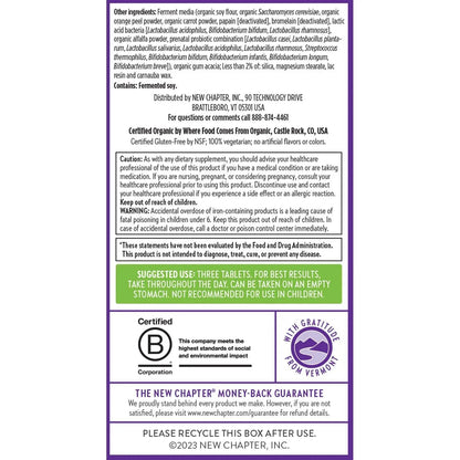 New Chapter Perfect Prenatal Vitamins, Organic Prenatal Vitamins, Non-GMO Ingredients for Healthy Baby & Mom - Folate (Methylfolate), Iron, Vitamin D3 New ChapterBuy Supplements Australia