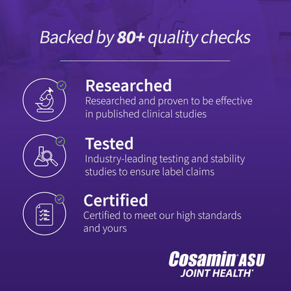 Nutramax Laboratories Cosamin® ASU Joint Health Supplement with Glucosamine, Chondroitin & ASU for Adult Men & Women, Joint Supplement, 230 Capsules Nutramax LaboratoriesBuy Supplements Australia