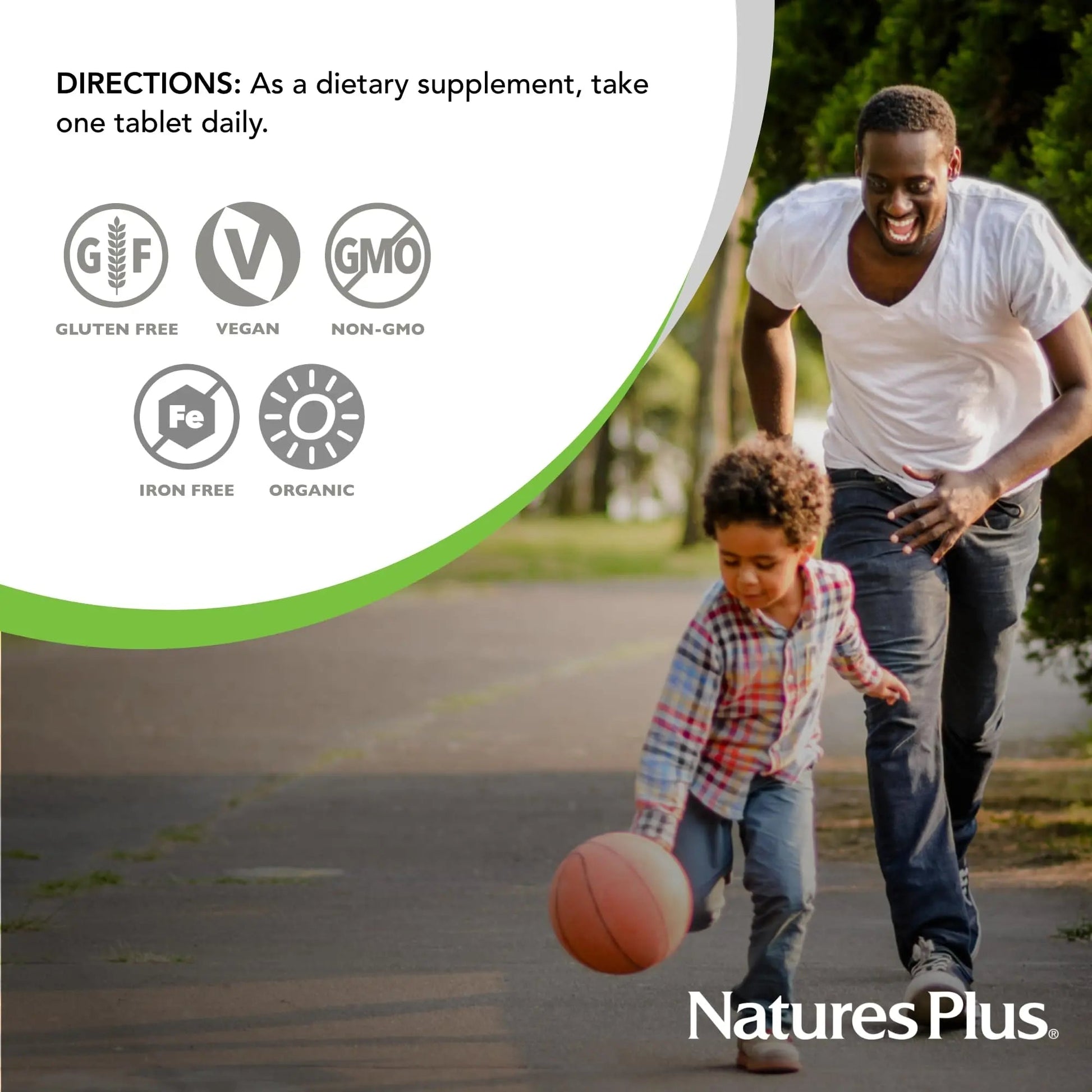 NaturesPlus Source of Life Garden Men’s Once Daily Multivitamin - 30 Tablets - Supports Energy & Stamina Nature's Plus