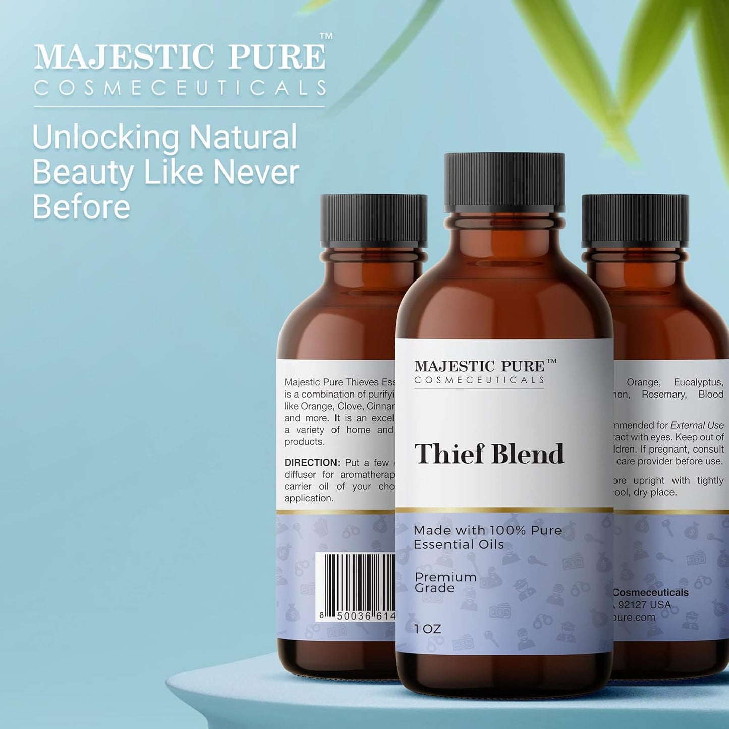 Majestic Pure Thieves Essential Oil Blend | 100% Pure Premium Oil for Uplifting Mood, DIY Products MAJESTIC PUREBuy Supplements Australia