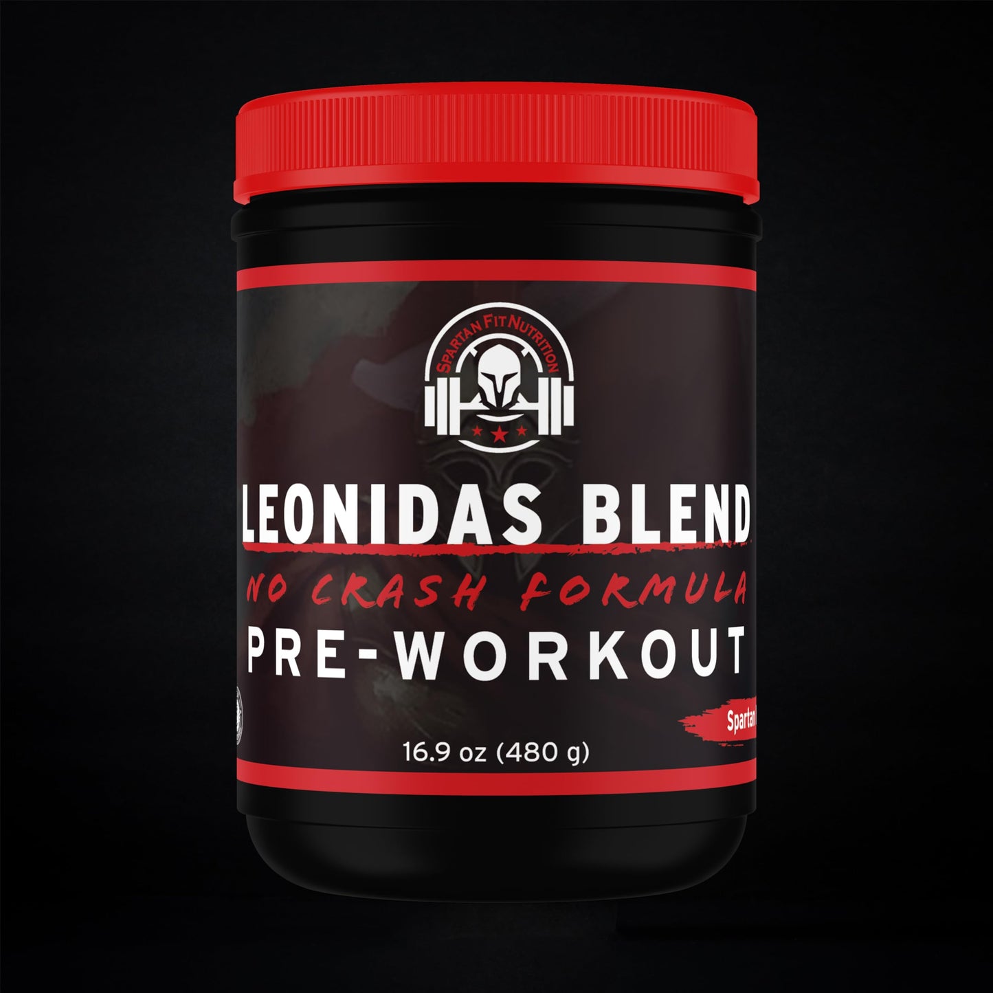 Spartan Fit Nutrition Pre-Workout Powder -Berry Flavor with Full Serving of Creatine +310mg Caffeine Including Brazilian Superfood Guarana - Ashwagandha, & Phosphatidylserine | 30 Servings