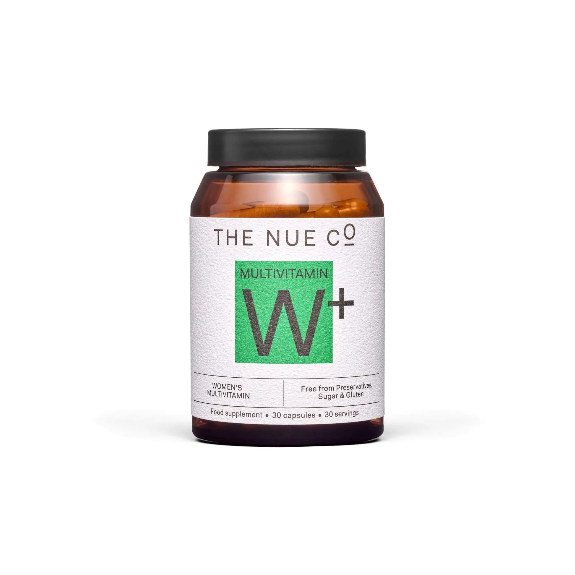 The Nue Co. Women's MULTIVITAMIN Supplement- Supports Energy, Immunity, Focus, Vegan, Gluten Free, 30 Capsules The Nue Co