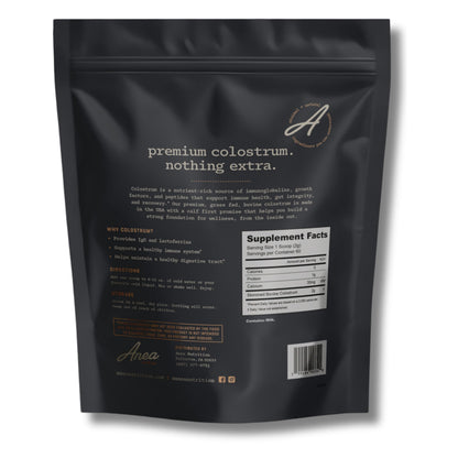 Anea Colostrum - Unflavored | Rich in Immunoglobulins & Lactoferrin | Supports Gut Health, Immunity & Recovery | Calf-First Promise | Made in USA | Made in GMP Facility Anea NutritionBuy Supplements Australia