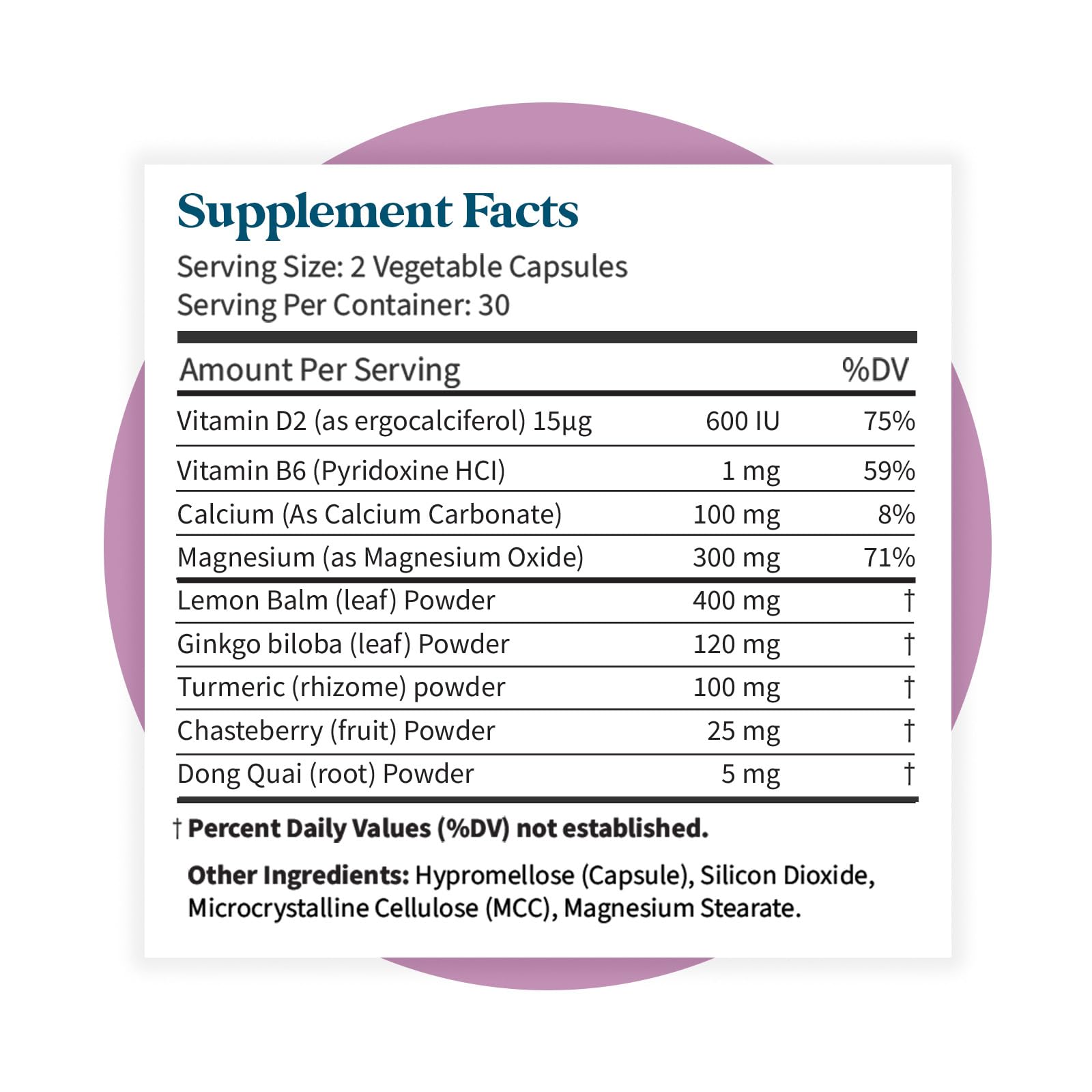 Pattern Wellness PMS Complex – Monthly Cycle Wellness Support – with Vitamin B6, Magnesium & Herbal Extracts – 60 Vegan Capsules Pattern WellnessBuy Supplements Australia