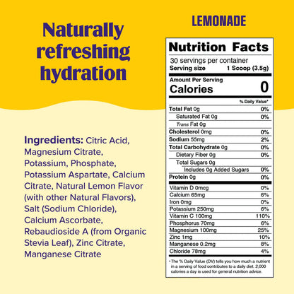 Ultima Replenisher Daily Electrolyte Drink Mix – Lemonade, 30 Servings – Hydration Powder Ultima ReplenisherBuy Supplements Australia