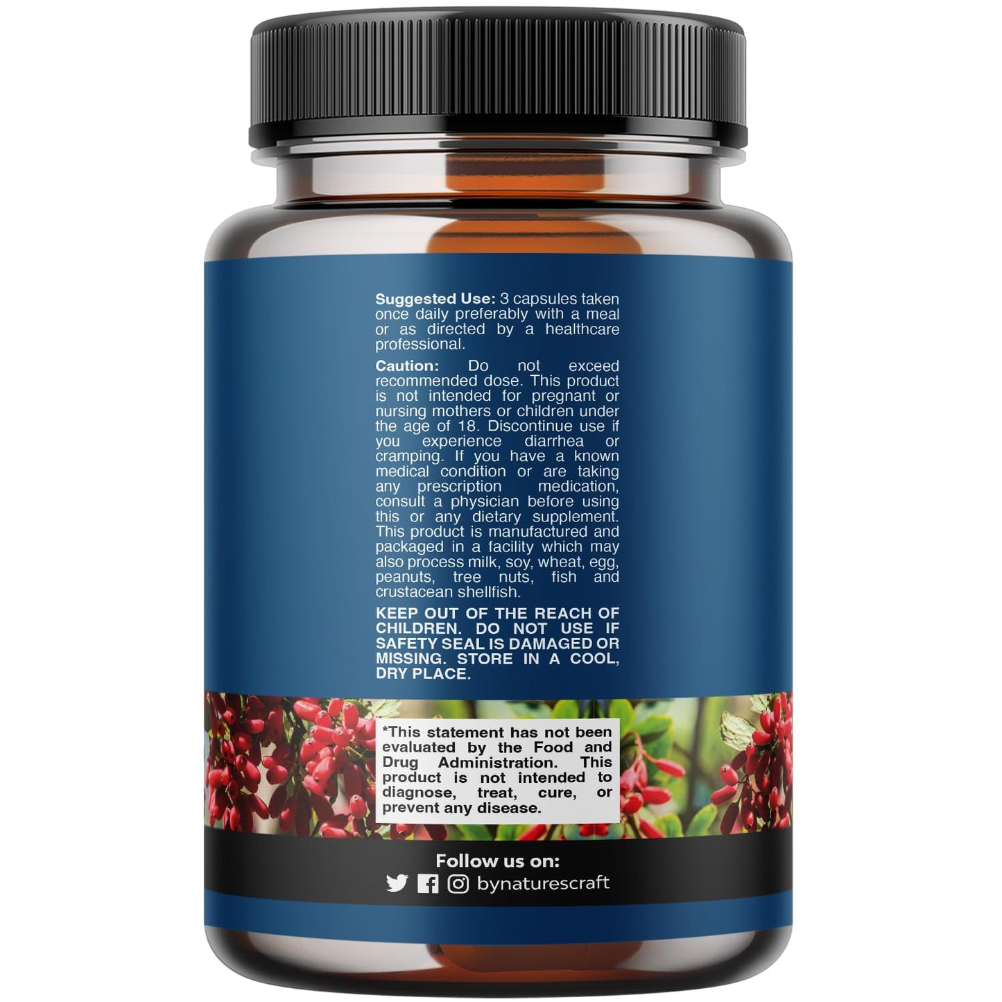 Balancing Berberine Plus 1200mg Per Serving Complex - Antioxidant Berberine with Ceylon Natures CraftBuy Supplements Australia