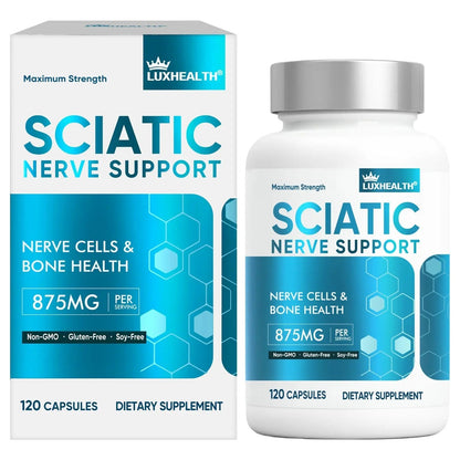 Sciatic Nerve Support Supplement, 120 Capsules Nerve Savior for Neuropathy, Premium Formula with Natural Botanical & Vitamin Complex VivaherbalBuy Supplements Australia