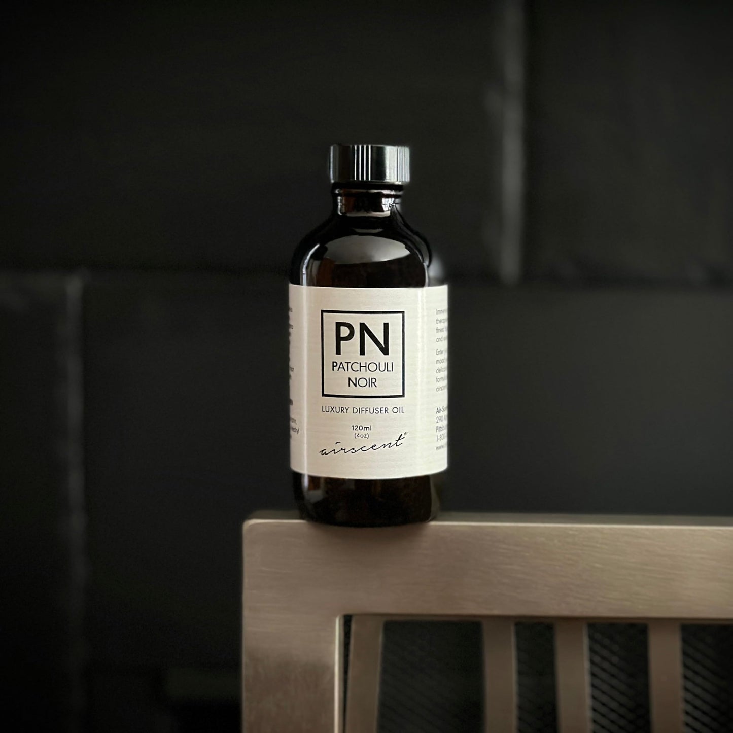 Patchouli Noir Diﬀuser Oil - Air-Scent Aroma and Essential Oil Blend - 120 Milliliter (4 ﬂ oz) Bottle Air-ScentBuy Supplements Australia
