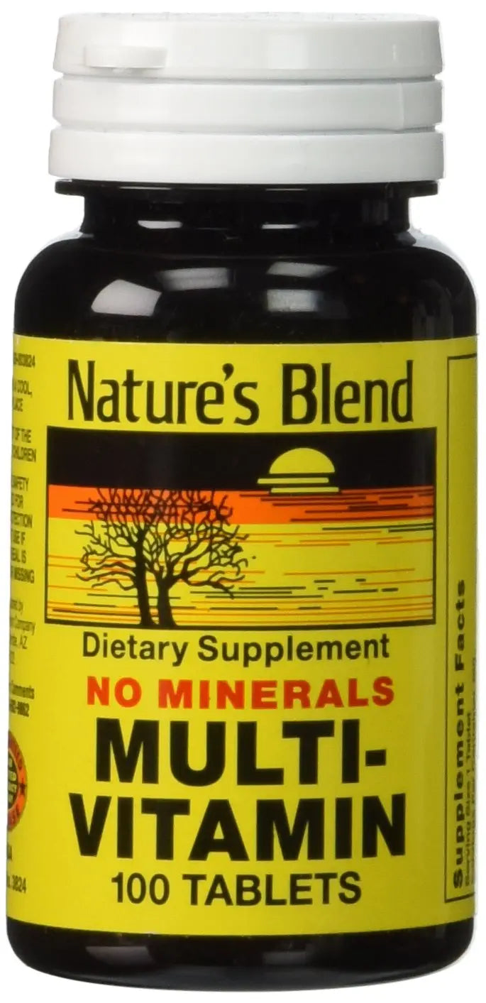 Nature's Blend Multi-Vitamin No Minerals 100 Tabs (Model: 3824) Nature's BlendBuy Supplements Australia