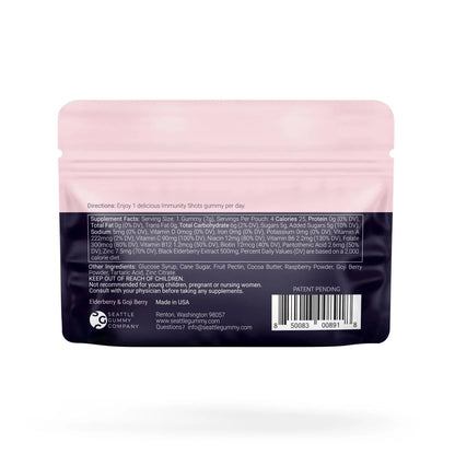 SGC Immunity Shots - Elderberry and Goji Berry 500mg Multivitamin Gummies (12-Packs, 4 Per Pack) Immune System Support Supplement SGCBuy Supplements Australia