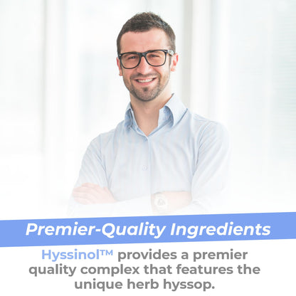 Premier Research Labs Hyssinol - Hyssop Herb, Hyssop Capsules, Wellness Pills with Organic Hyssop Dry Herb, Dietary Supplement with Green Tea, Antioxidant Support - 60 Vegetarian Capsules Premier Research LabsBuy Supplements Australia