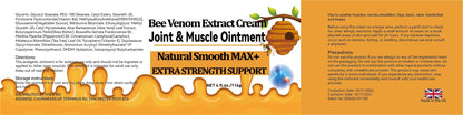 WONDROUSZ Bee Venom Joint Cream, Extra Strength Muscle & Bone Soothing Ointment, for Shoulder, Back, Neck, Hands, Feet, Leg, Knees, Ankle, Arthritis, Meniscus, for Adults, Seniors WONDROUSZBuy Supplements Australia