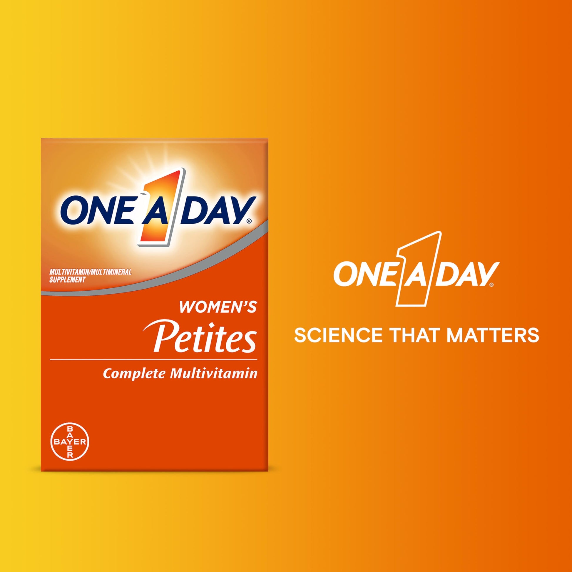 One A Day Women’s Petites Multivitamin,Supplement with Vitamin A, C, D, E and Zinc for Immune Health Support, B Vitamins, Biotin, Folate (as folic acid) ONE A DAYBuy Supplements Australia