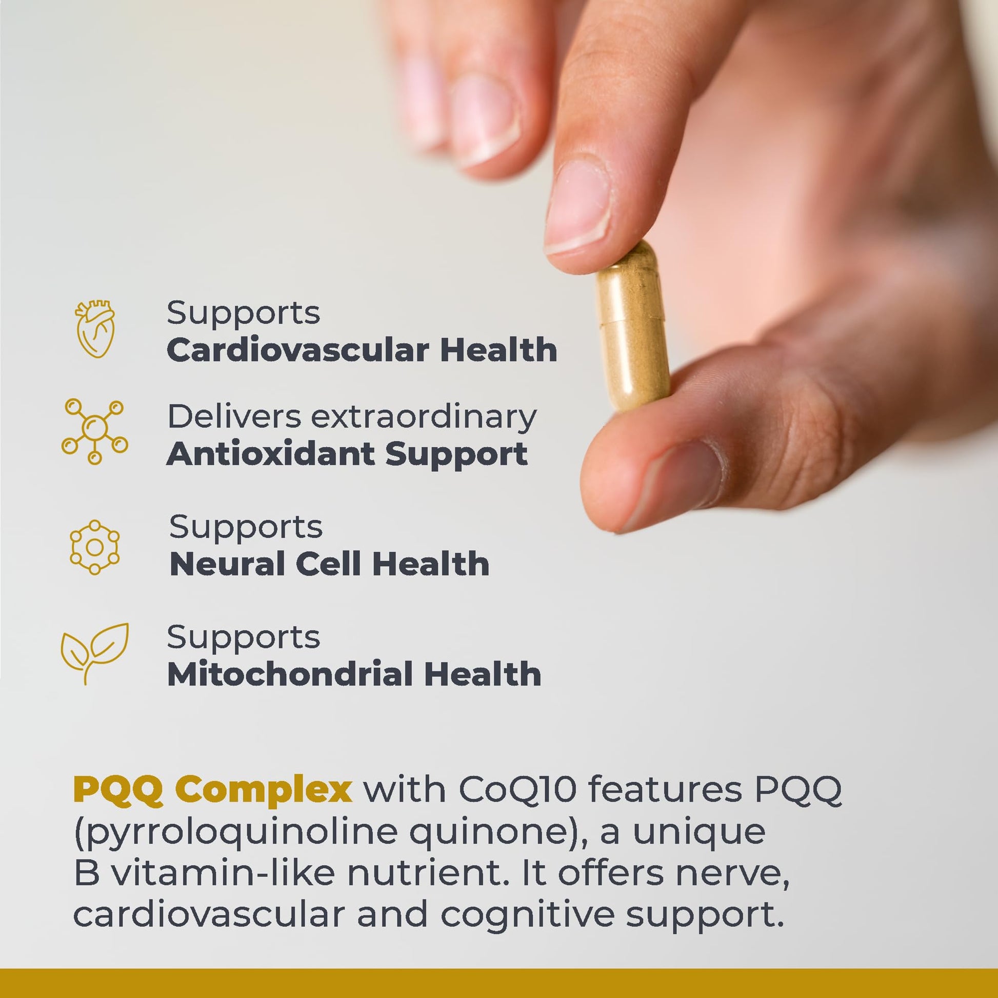 Premier Research Labs Premier PQQ Complex with CoQ10 - Coenzyme Q10, Co Q 10 Supplement with Pyrroloquinoline Quinone (PQQ) for Antioxidant, Brain & Heart Support - 60 Vegetarian Capsules Premier Research LabsBuy Supplements Australia