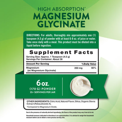 Nature's Truth Magnesium Glycinate Powder | 6 oz | Lemon Flavor | High Absorption | Vegan, Non-GMO, Gluten Free Supplement Nature's TruthBuy Supplements Australia