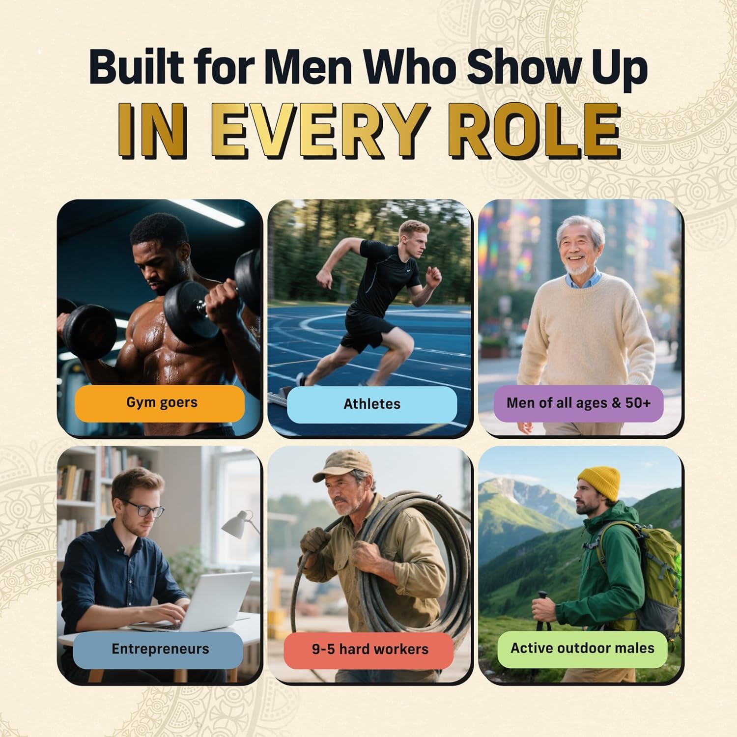 Alpha Tribe Multivitamin for Men with Sea Moss, Black Seed Oil, Ashwagandha, Turmeric, Bladderwrack, Burdock, Vitamin C, Elderberry, Manuka | Daily Vitamins & Minerals Supplement Capsules - 240 Count Alpha TribeBuy Supplements Australia