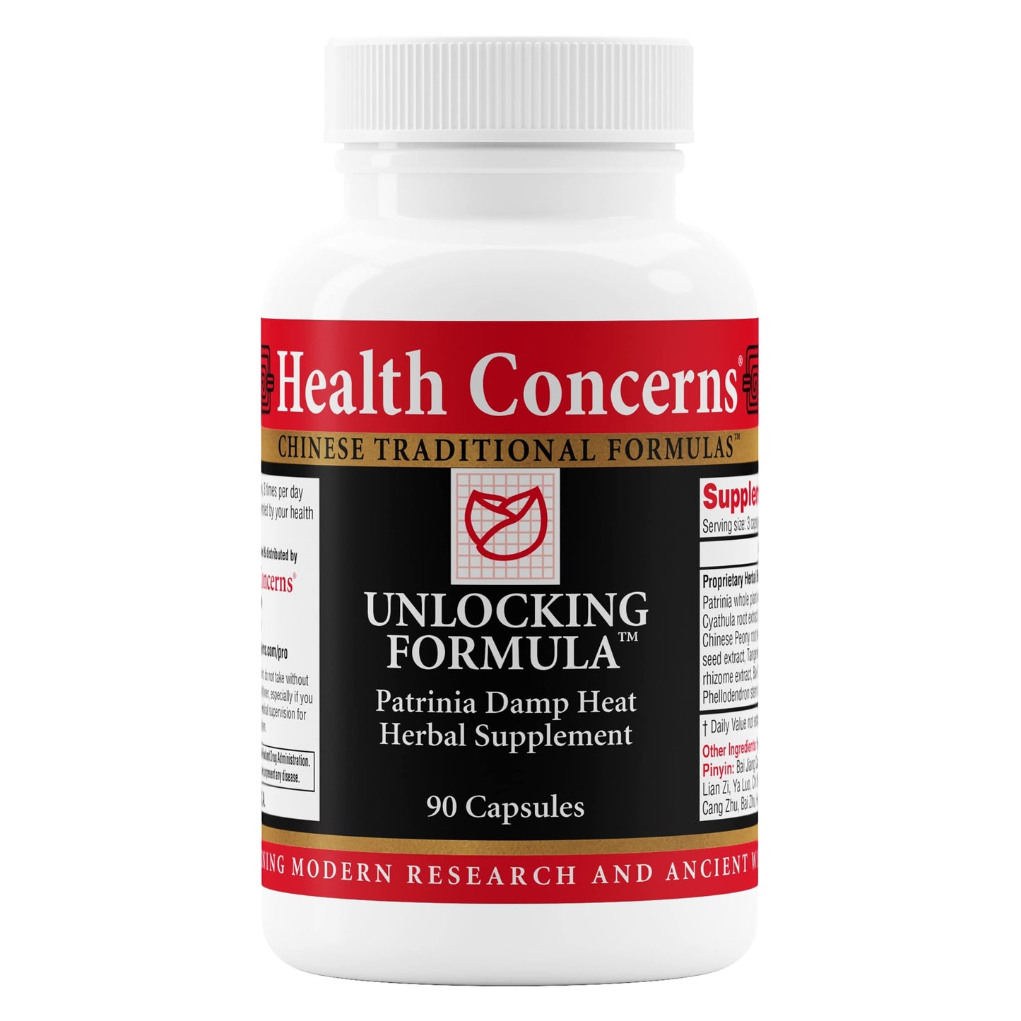 Health Concerns Unlocking Formula – Menstrual Discomfort & Qi Flow Support – Blood Circulation & Detox Herbal Supplement with Patrinia & Peony Root – Chinese Medicine Formula for Women – 90 Capsules Health ConcernsBuy Supplements Australia