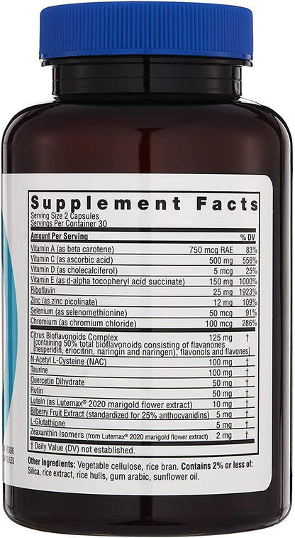 Twinlab Ocuguard Plus - Eye Supplement with Zinc, Vitamin A, C & D - 60 Veggie Capsules TwinlabBuy Supplements Australia