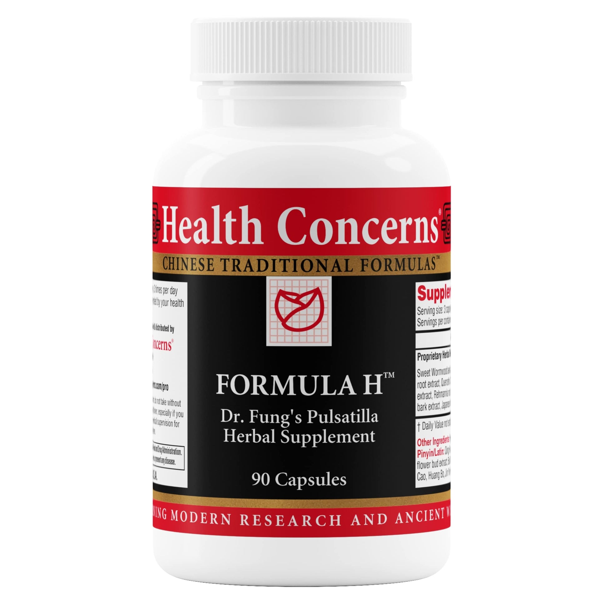 Health Concerns Formula H – Blood Circulation & Vascular Support – Vein Health Supplement – Herbal Formula with Quercetin & Skullcap Root – Chinese Traditional Medicine – 90 Capsules Health ConcernsBuy Supplements Australia