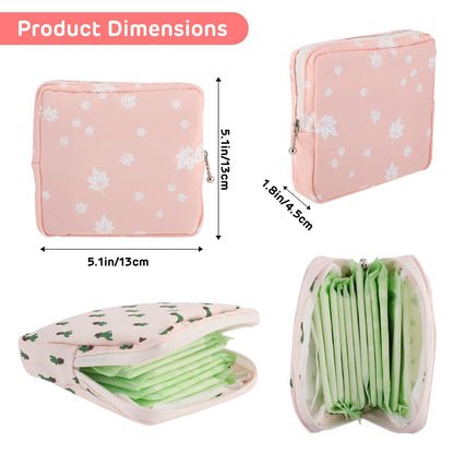 3Pcs Period Bag, Sanitary Pad Storage Bag Samll Period Pouch for Purse Cute Menstrual Period Bag AsterBuy Supplements Australia