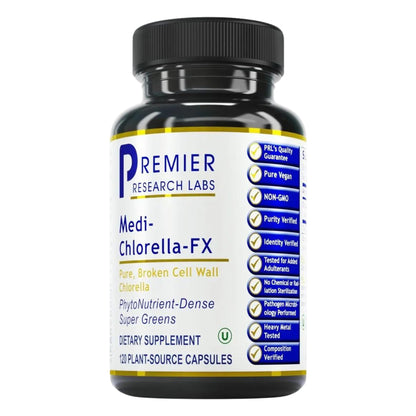 Premier Research Labs Medi Chlorella-FX - Chlorella Capsules, Chlorophyll Capsules, Organic Pills for Women & Men, Chlorophyll Supplement - 120 Vegetarian Capsules Premier Research LabsBuy Supplements Australia