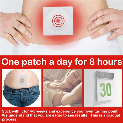 Bubchen Mugwort Belly Patch,30Pcs Natural Wormwood Essence and 30Pcs Belly Sticker BURWSEKKBuy Supplements Australia
