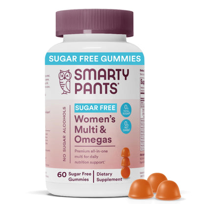SmartyPants Women's Multivitamin Gummies, Sugar Free: Biotin, Methylfolate, Omega 3 (ALA), Vitamin D3, C, Vitamin B12 SmartyPantsBuy Supplements Australia