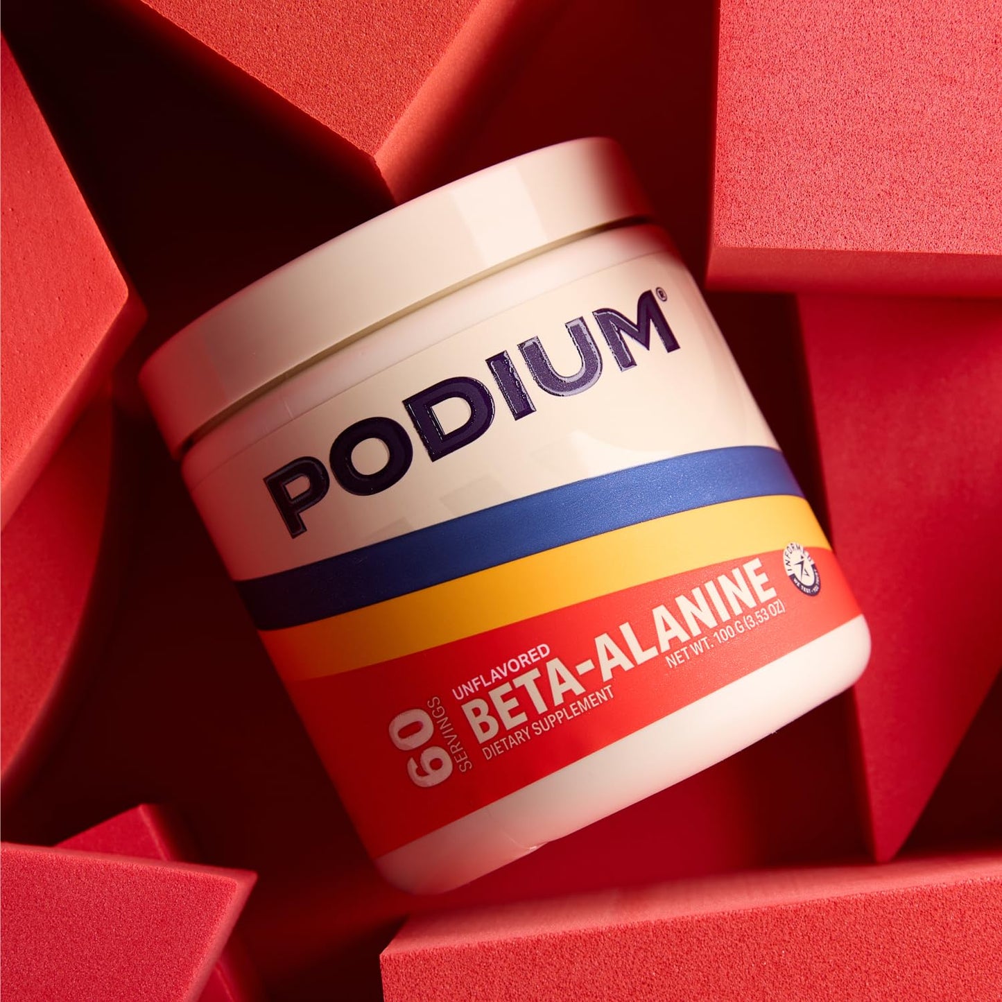 Podium Nutrition, Solos | Beta Alanine, 60 Servings, Unflavored, Boost Athletic Performance Podium NutritionBuy Supplements Australia