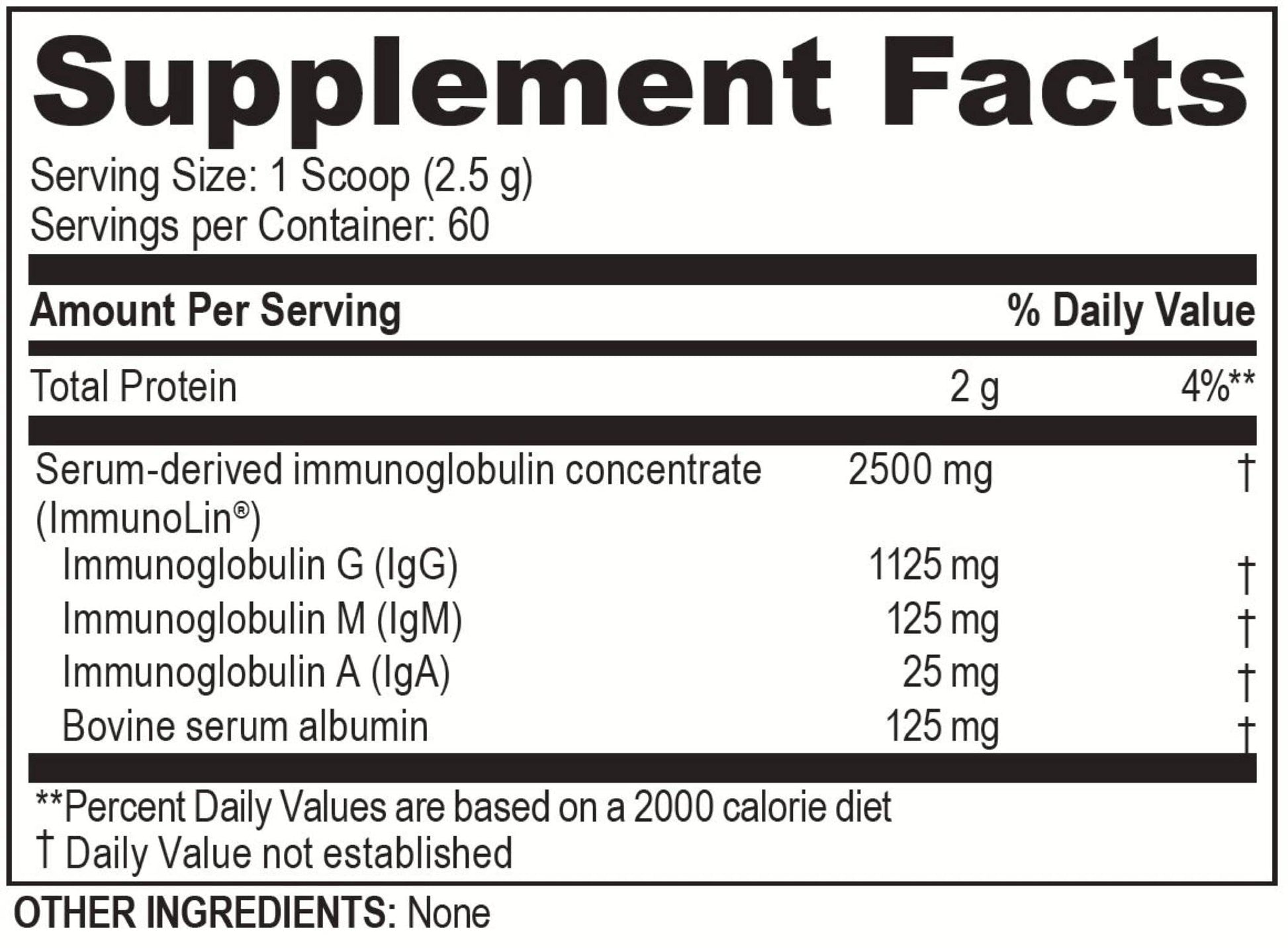 Brain Basics Ultra Pure IgG Supplement - Dairy-Free Supplement IgG-Immunolin Powder, Blended Vitamin & Mineral Supplements, 150g, 60 Servings Brain BeanBuy Supplements Australia