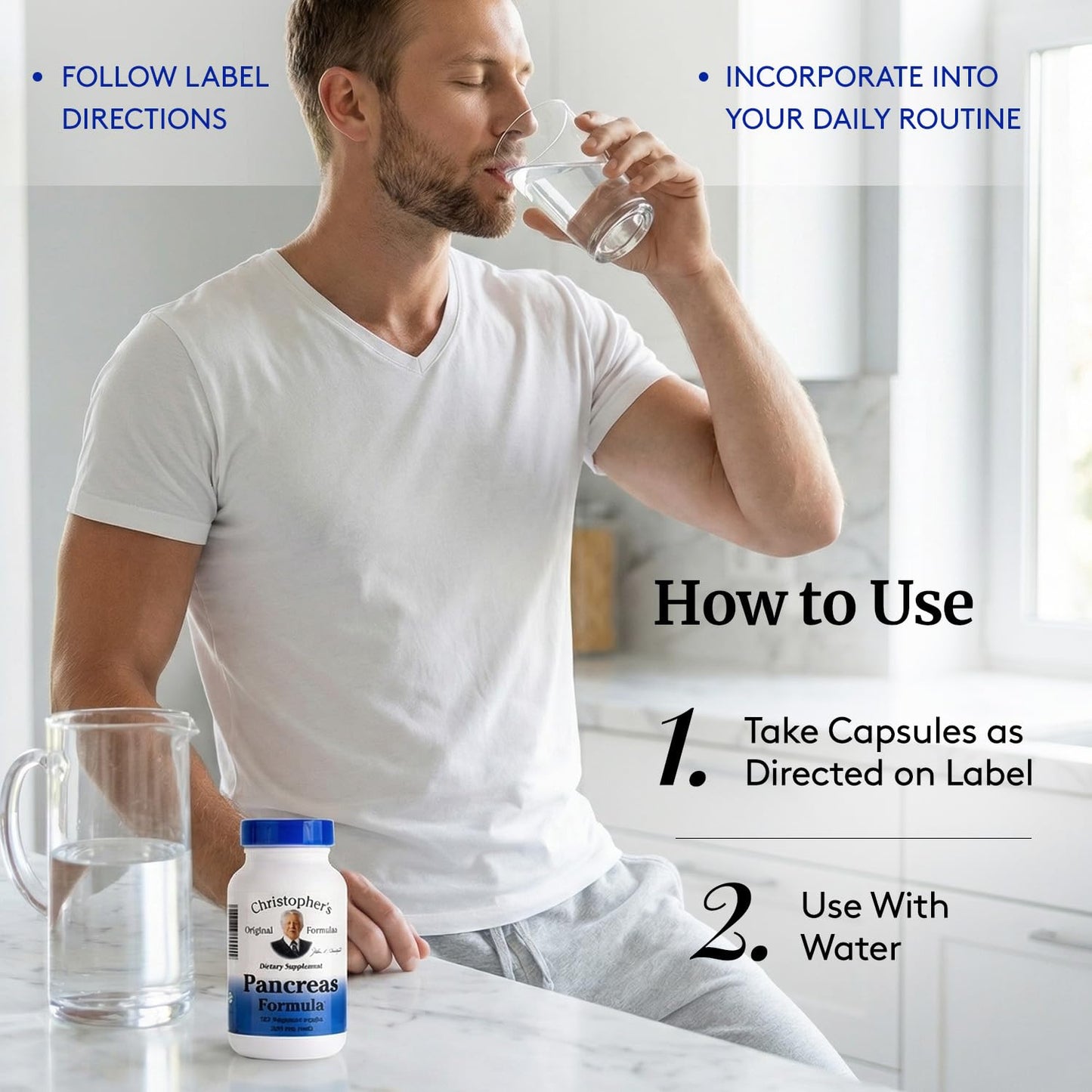 Christopher's Original Formulas Pancreas Formula - Pancreas Cleanse Detox & Repair - Probiotics for Digestive Health Christopher's Original FormulasBuy Supplements Australia