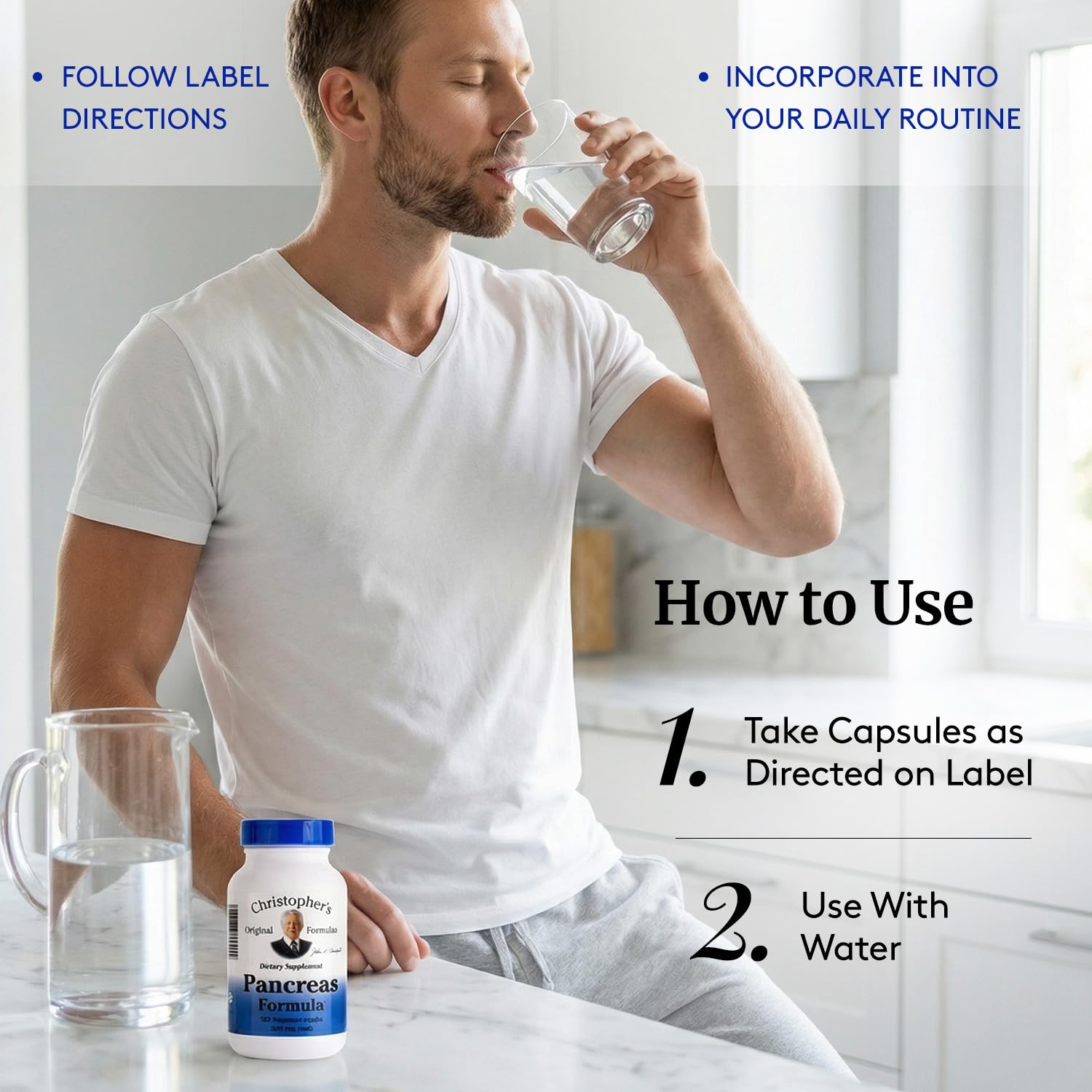 Christopher's Original Formulas Pancreas Formula - Pancreas Cleanse Detox & Repair - Probiotics for Digestive Health Christopher's Original FormulasBuy Supplements Australia