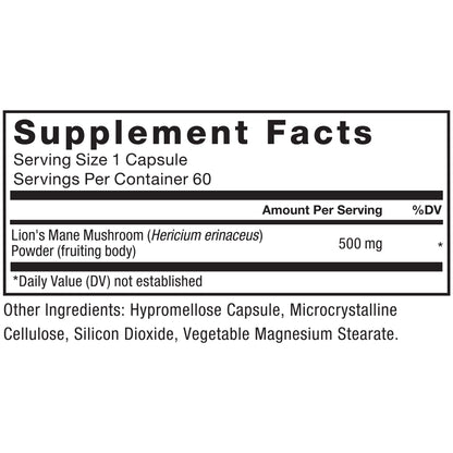 Force Factor Lion’s Mane Supplement Capsules, Memory & Focus Supplement Force FactorBuy Supplements Australia