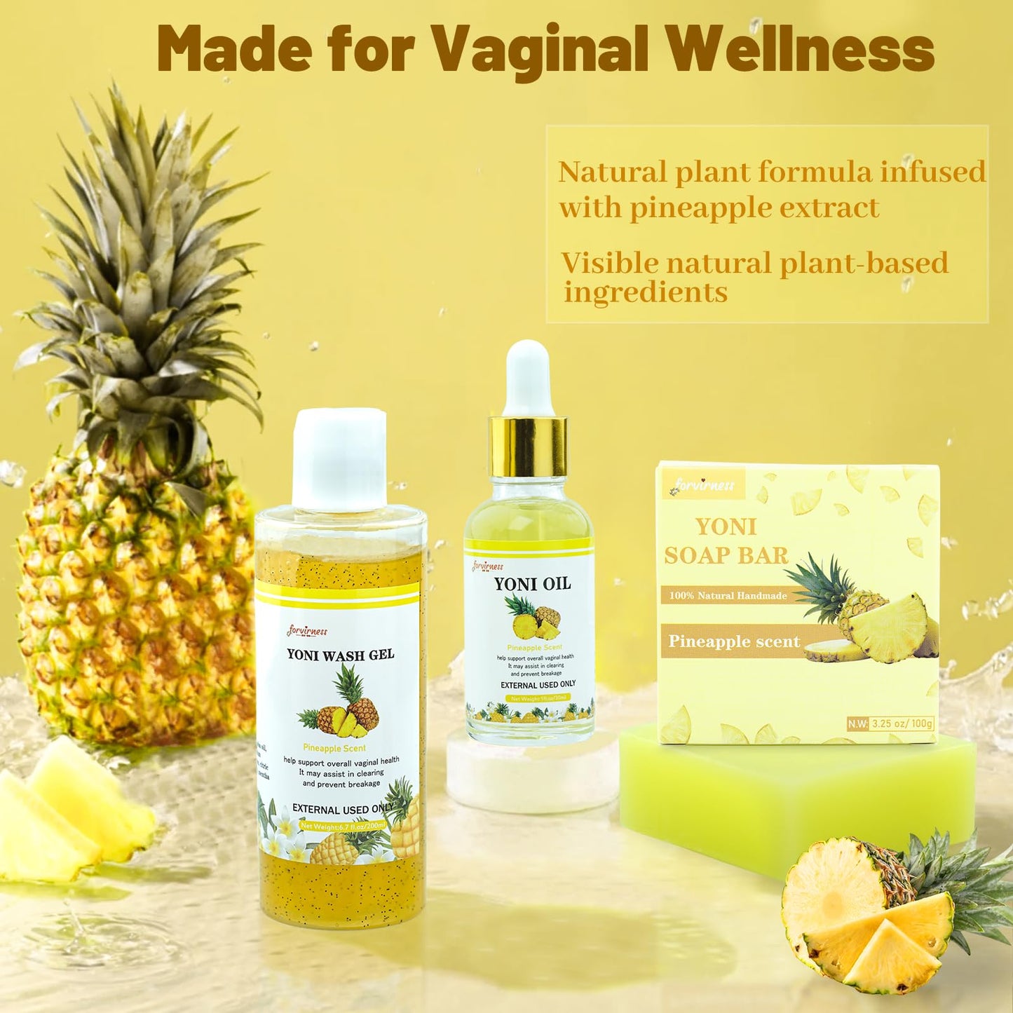 Yoni Wash Yoni Oil Yoni Bar Soap, Women ph Balance, Feminine Wash for Women Remove Odor Moisturizing forvirnessBuy Supplements Australia