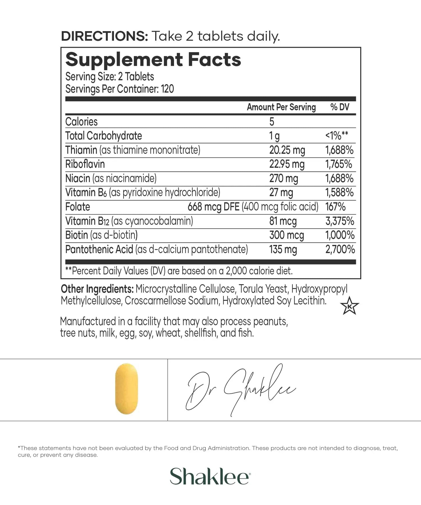 Shaklee - B-Complex- The Ultimate Energy Boost with Patented Bioactivated Absorption System™ - B Vitamins for Enhanced Well-Being ShakleeBuy Supplements Australia