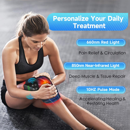 Red Light Therapy Knee Brace: Pain Relief Infrared Heating Pad 72 LED Heat Lamp Pain Relief AstarexinBuy Supplements Australia