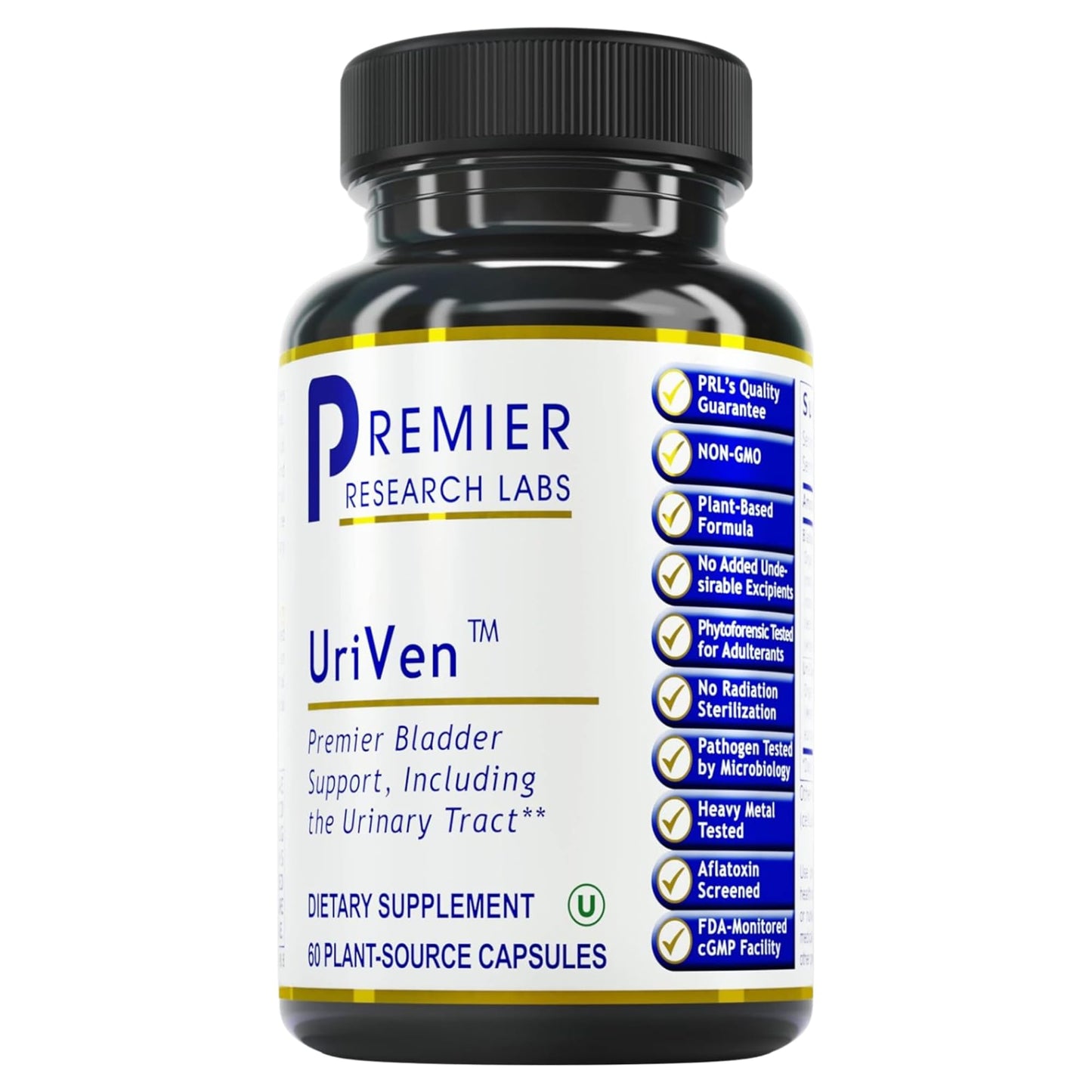 Premier Research Labs UriVen - Bladder Health Support for Women & Men, Cranberry Extract & Marshmallow Root, Urinary Relief, Bladder Relief, Bladder Control Supplement - 60 Vegetarian Capsules Premier Research LabsBuy Supplements Australia