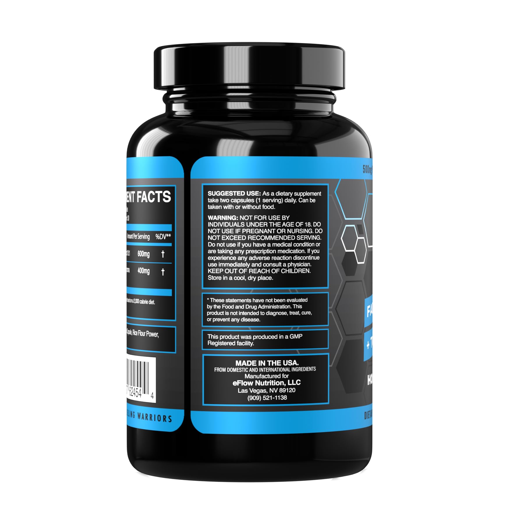 eFlow Nutrition Fadogia Agrestic + Tongkat Ali - [2-in-1] Natural Performance Supplement eFlow NutritionBuy Supplements Australia