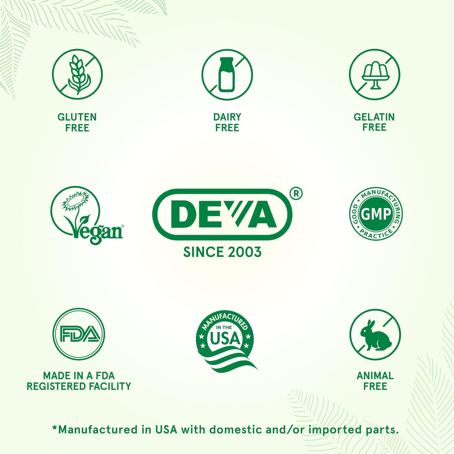 DEVA Vegan Iron-Free Multivitamin & Mineral Supplement, Green Food Blend, Spirulina, Chlorella, Ashwagandha, Broccoli, 90 Coated Tablets DEVABuy Supplements Australia
