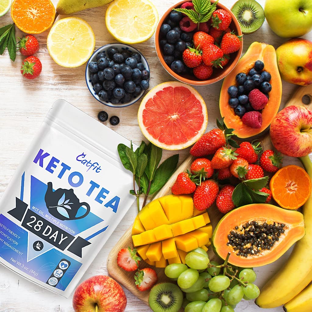 Catfit Keto Detox Tea for Belly Fat and Colon Cleanse - All Natural Detox and Cleanse CatfitBuy Supplements Australia