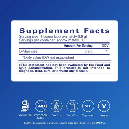 Pure Encapsulations D-Mannose Powder - for Urinary Tract Support - Urinary Tract Support & Bladder Health* - Easy Dissolve Powder - Non-GMO & Vegan - 3.5 oz Pure EncapsulationsBuy Supplements Australia