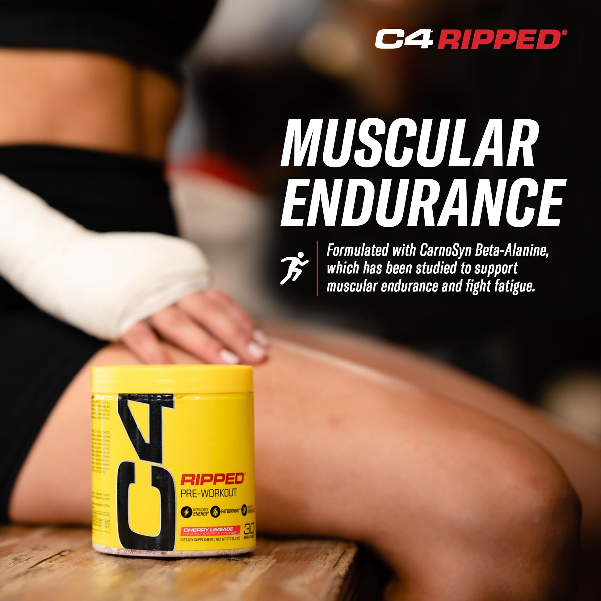 Cellucor C4 Ripped Pre Workout Powder ICY Blue Razz | Creatine Free + Sugar Free CellucorBuy Supplements Australia