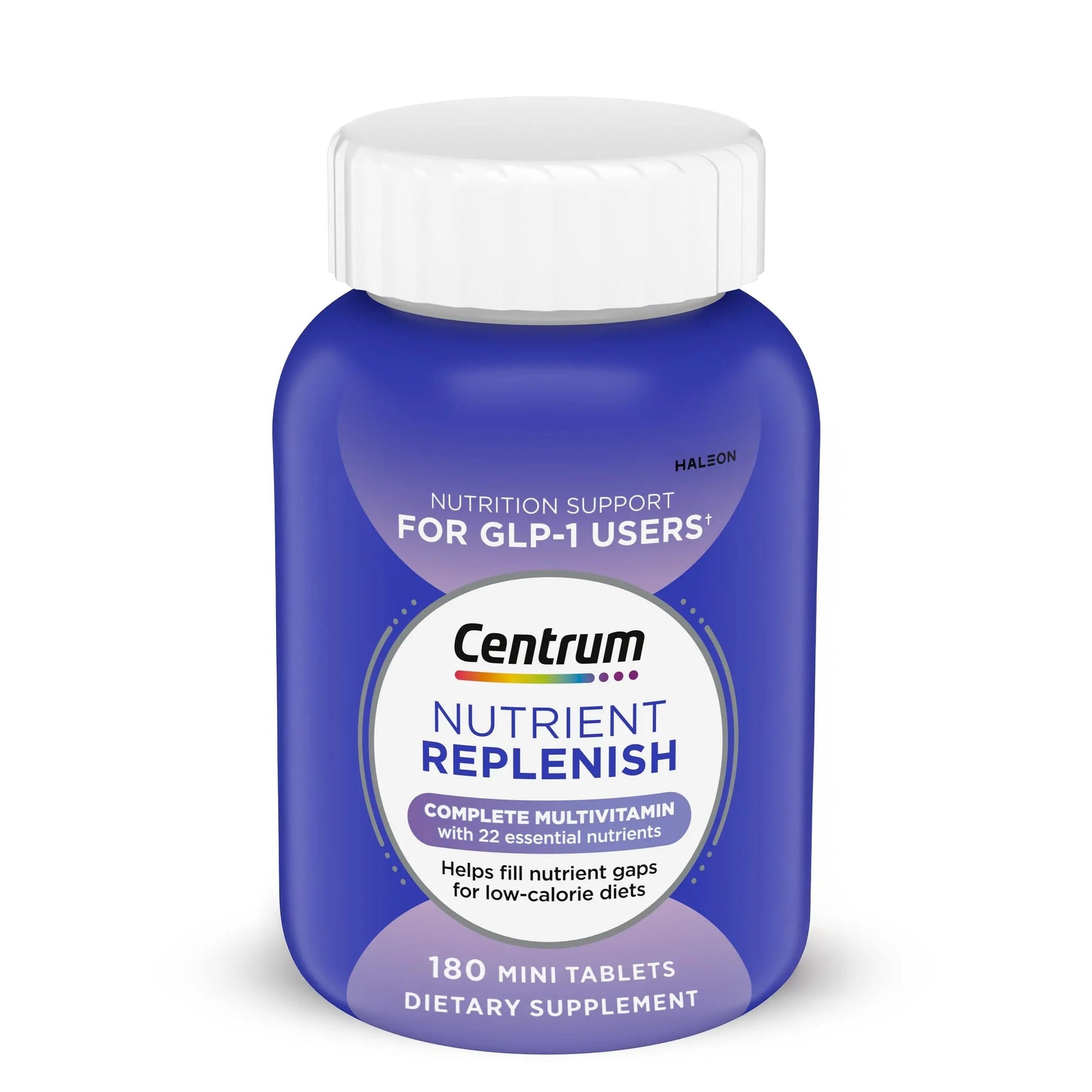 Centrum Nutrient Replenish GLP-1 Nutrition Support Multivitamin for Whole Body Health and Appearance - 180 Tablets, 6 Month Supply CentrumBuy Supplements Australia