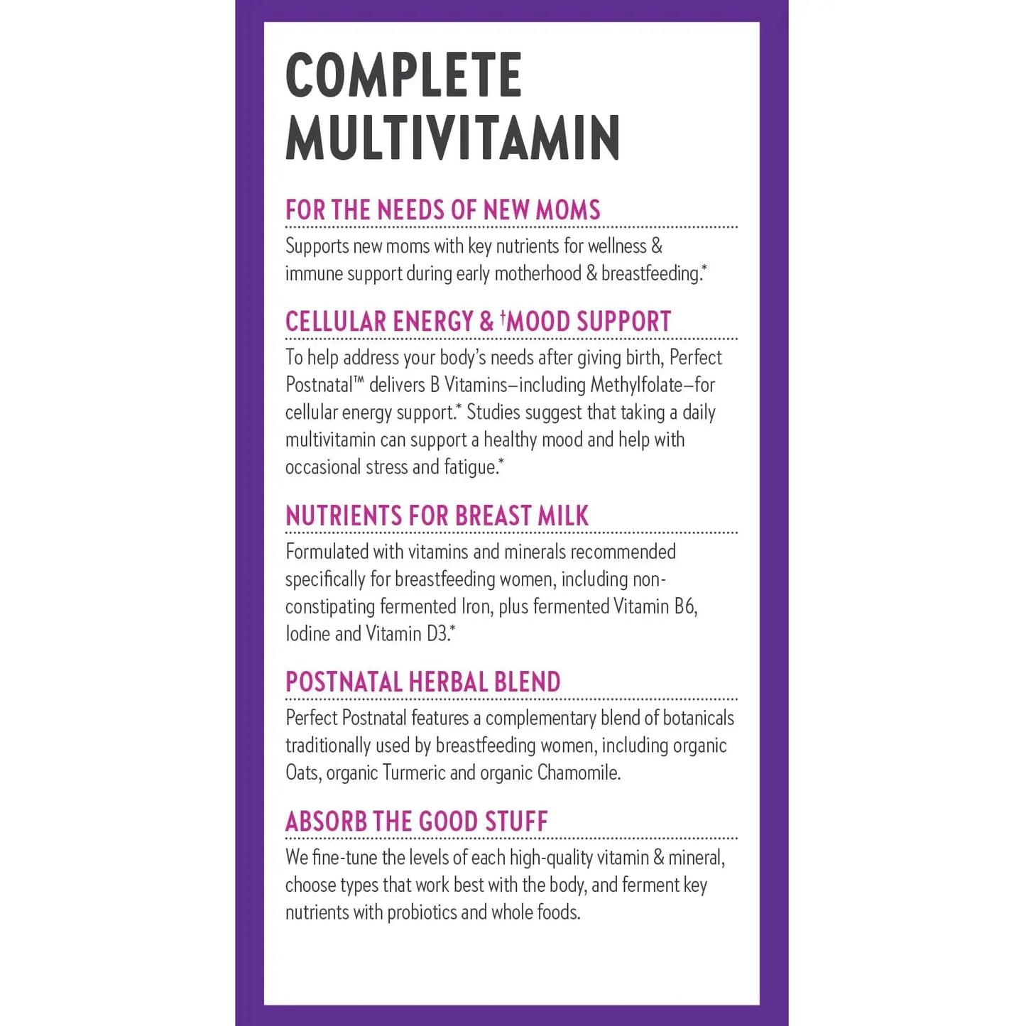 New Chapter, Postnatal Vitamins Lactation Supplement, Complete Multivitamin with Fermented Vitamin D3 + B Vitamins New ChapterBuy Supplements Australia