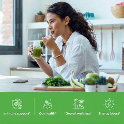 Paradise, ORAC Energy Greens Powder Extract, Super Antioxidants, Probiotics for Gut Health & Digestion, Vitamin C for Immunity, with Spirulina & Chlorella, Non-GMO, Gluten Free, 30 Servings Paradise HerbsBuy Supplements Australia
